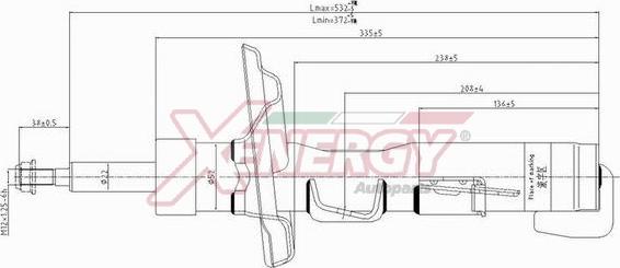 AP XENERGY X851339 - Amortisseur droxauto.com