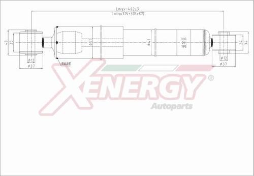 AP XENERGY X810551 - Amortisseur droxauto.com