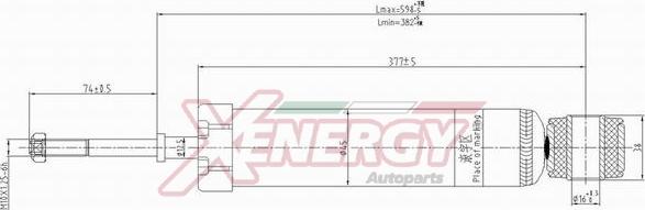 AP XENERGY X314344 - Amortisseur droxauto.com
