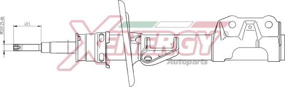 AP XENERGY X332333 - Amortisseur droxauto.com