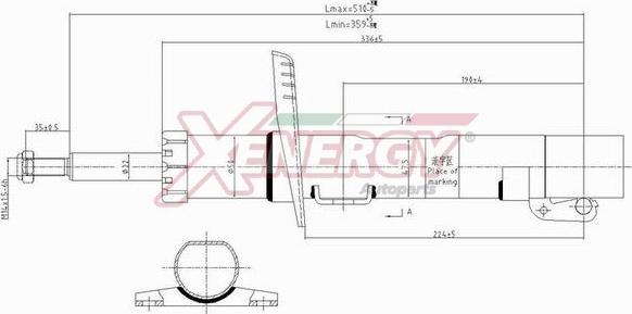 AP XENERGY X702324 - Amortisseur droxauto.com