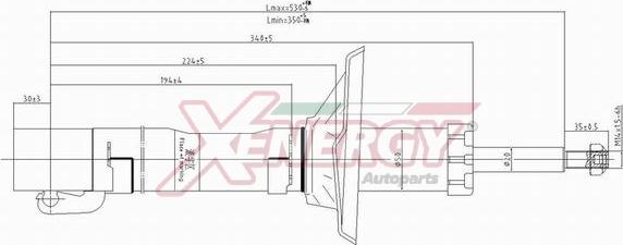AP XENERGY X713333 - Amortisseur droxauto.com
