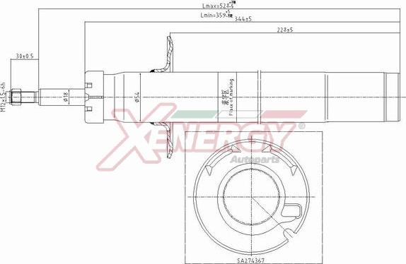 AP XENERGY X717341 - Amortisseur droxauto.com