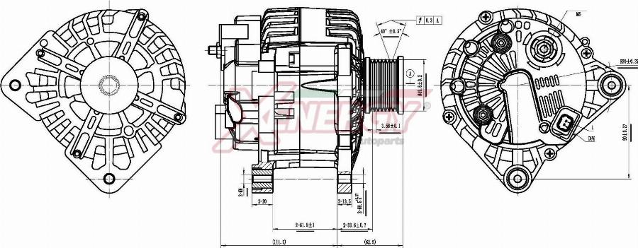 AP XENERGY XAL34015AD - Alternateur droxauto.com