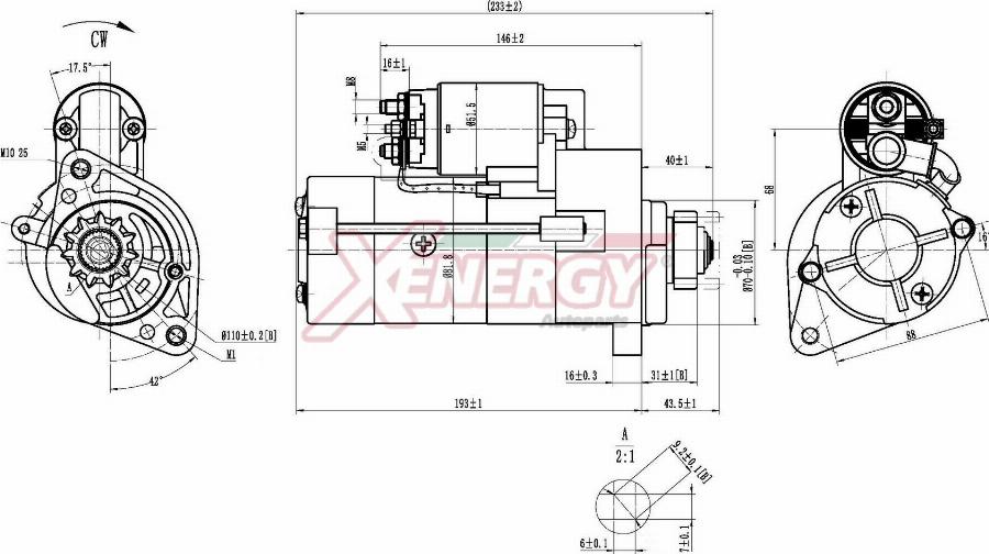 AP XENERGY XST19535AD - Démarreur droxauto.com
