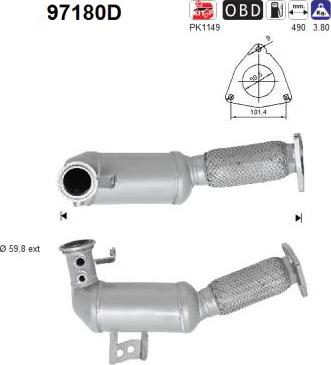 AS 97180D - Catalyseur droxauto.com