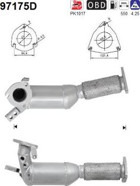 AS 97175D - Catalyseur droxauto.com