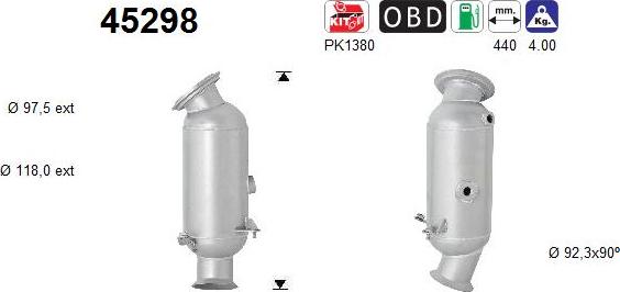 AS 45298 - Catalyseur droxauto.com
