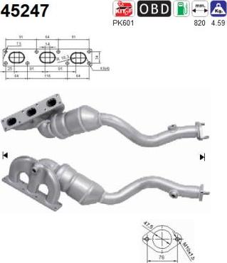 AS 45247 - Catalyseur droxauto.com