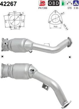AS 42267 - Catalyseur droxauto.com