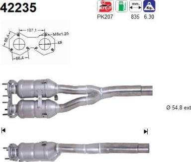 AS 42235 - Catalyseur droxauto.com