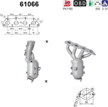 AS 61066 - Catalyseur droxauto.com