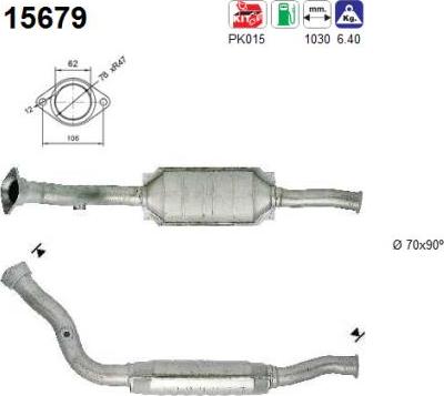 AS 15679 - Catalyseur droxauto.com