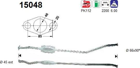 AS 15048 - Catalyseur droxauto.com