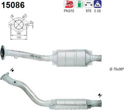 AS 15086 - Catalyseur droxauto.com
