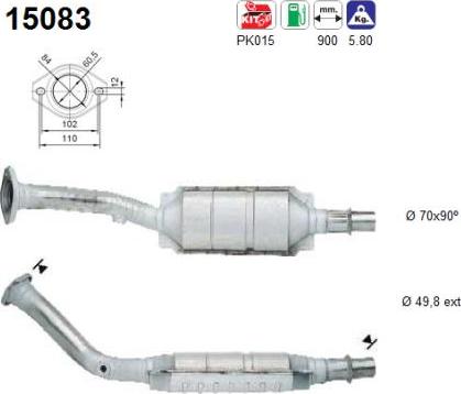 AS 15083 - Catalyseur droxauto.com