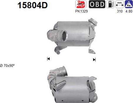 AS 15804D - Catalyseur droxauto.com