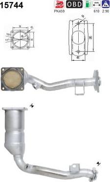 AS 15744 - Catalyseur droxauto.com