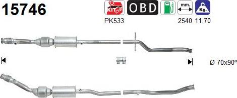 AS 15746 - Catalyseur droxauto.com