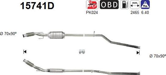 AS 15741D - Catalyseur droxauto.com