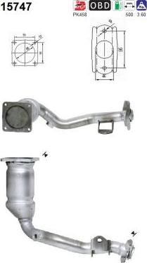 AS 15747 - Catalyseur droxauto.com