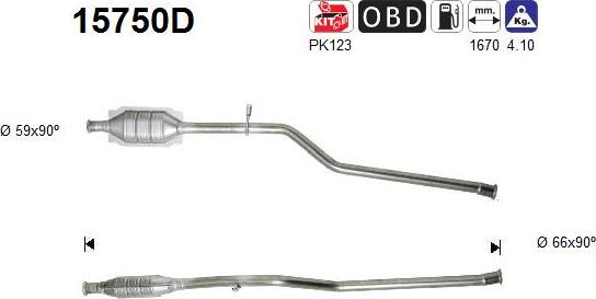 AS 15750D - Catalyseur droxauto.com