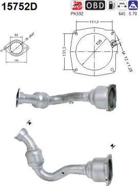 AS 15752D - Catalyseur droxauto.com