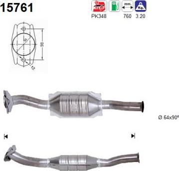 AS 15761 - Catalyseur droxauto.com