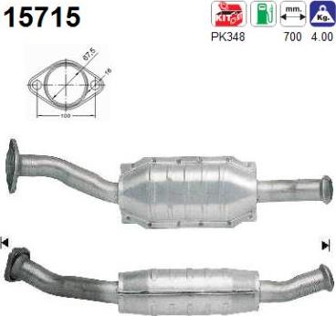 AS 15715 - Catalyseur droxauto.com
