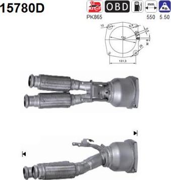 AS 15780D - Catalyseur droxauto.com