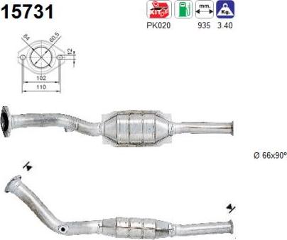 AS 15731 - Catalyseur droxauto.com