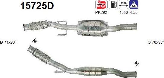 AS 15725D - Catalyseur droxauto.com