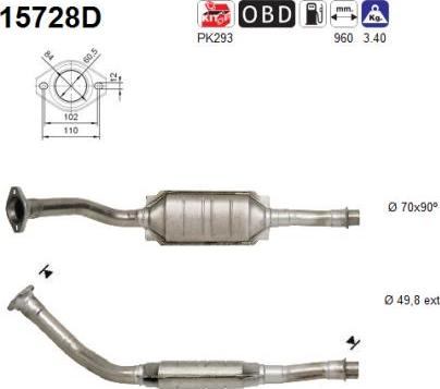 AS 15728D - Catalyseur droxauto.com