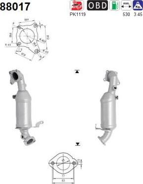 AS 88017 - Catalyseur droxauto.com