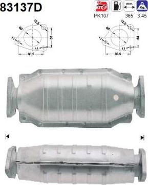 AS 83137D - Catalyseur droxauto.com