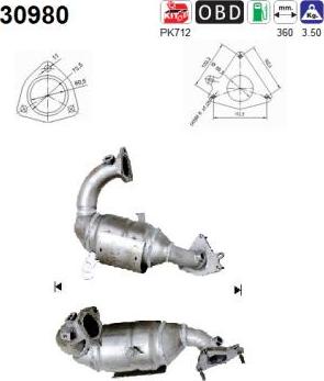 AS 30980 - Catalyseur droxauto.com