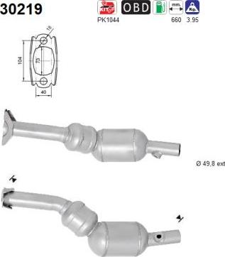 AS 30219 - Catalyseur droxauto.com
