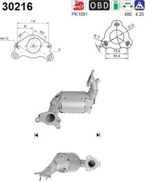 AS 30216 - Catalyseur droxauto.com