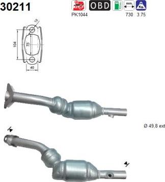 AS 30211 - Catalyseur droxauto.com