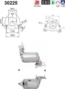 AS 30225 - Catalyseur droxauto.com