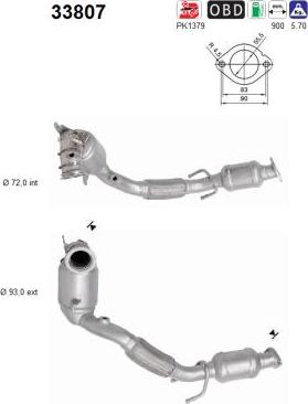 AS 33807 - Catalyseur droxauto.com