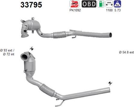 AS 33795 - Catalyseur droxauto.com