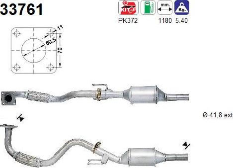 AS 33761 - Catalyseur droxauto.com
