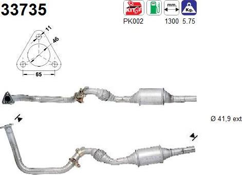 AS 33735 - Catalyseur droxauto.com