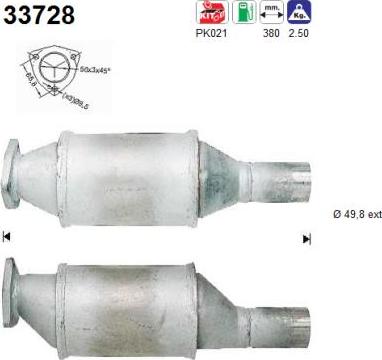 AS 33728 - Catalyseur droxauto.com