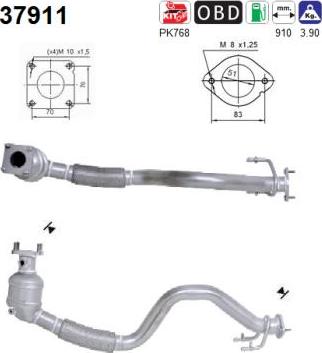AS 37911 - Catalyseur droxauto.com