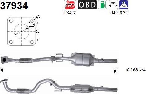 AS 37934 - Catalyseur droxauto.com