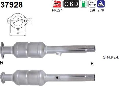AS 37928 - Catalyseur droxauto.com
