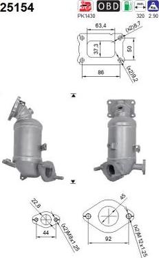 AS 25154 - Catalyseur droxauto.com