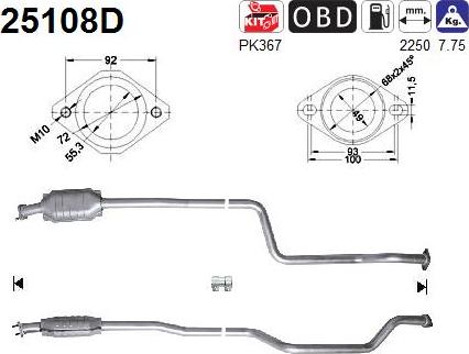 AS 25108D - Catalyseur droxauto.com